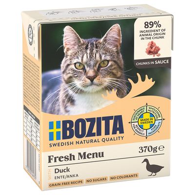 Bozita Tetra Chunks in Sauce 6 x 370g Chicken & Turkey