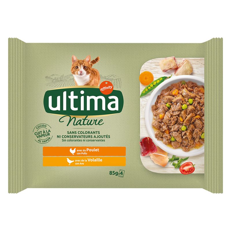 Ultima Nature 4 x 85g Salmon & Cod