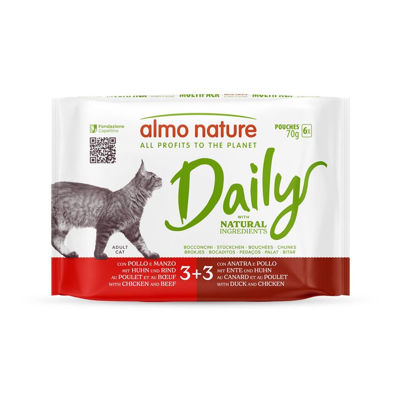 Almo Nature Daily Menu 6 x 70g Chicken & Salmon