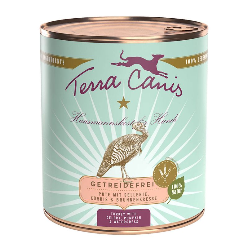 Terra Canis Grain-Free 6 x 800g Beef with Courgette, Squash & Oregano