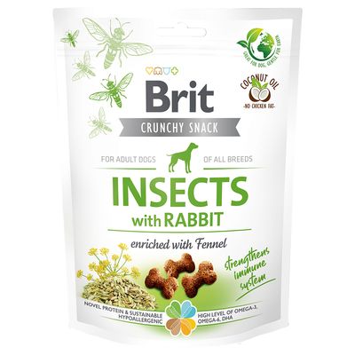 Brit Care Crunchy Cracker insects, rabbit & fennel 200 g