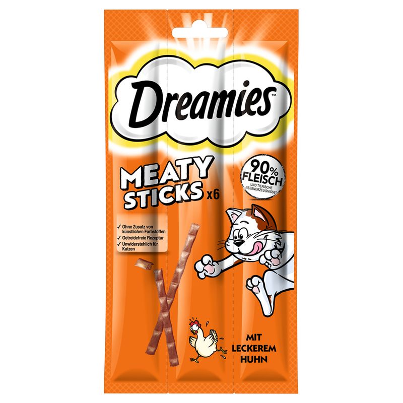 Dreamies Meaty Sticks Chicken (6 x 5g)