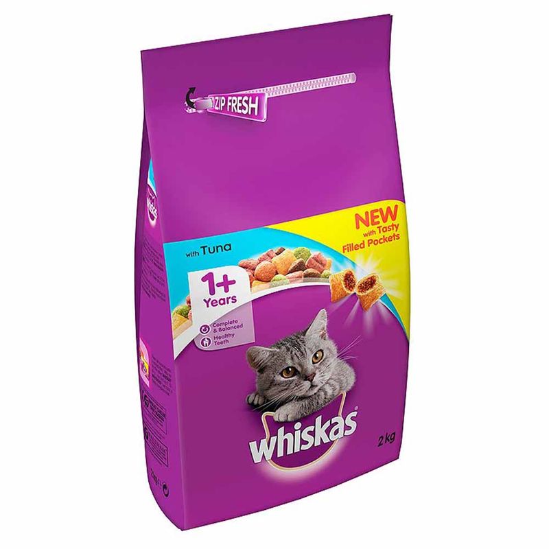 Whiskas Dry Cat Food Economy Packs 1+ Chicken (2 x 7kg)