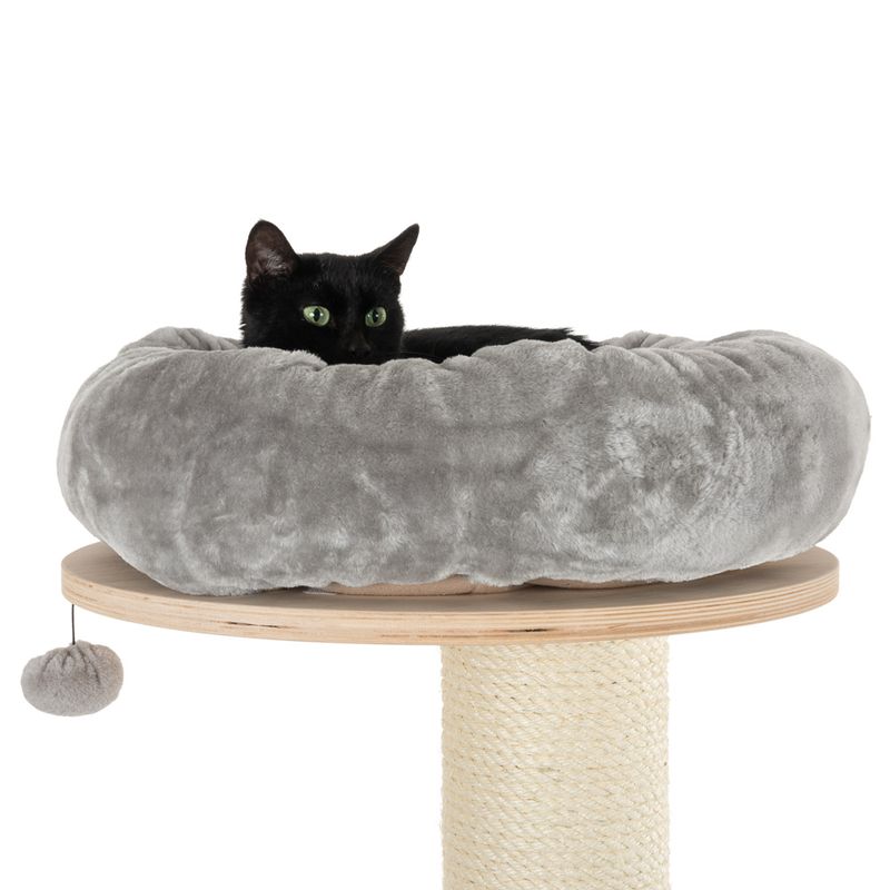 Natural Paradise Ceiling Cat Tree - Amaryllis Light Grey (2 packages*)