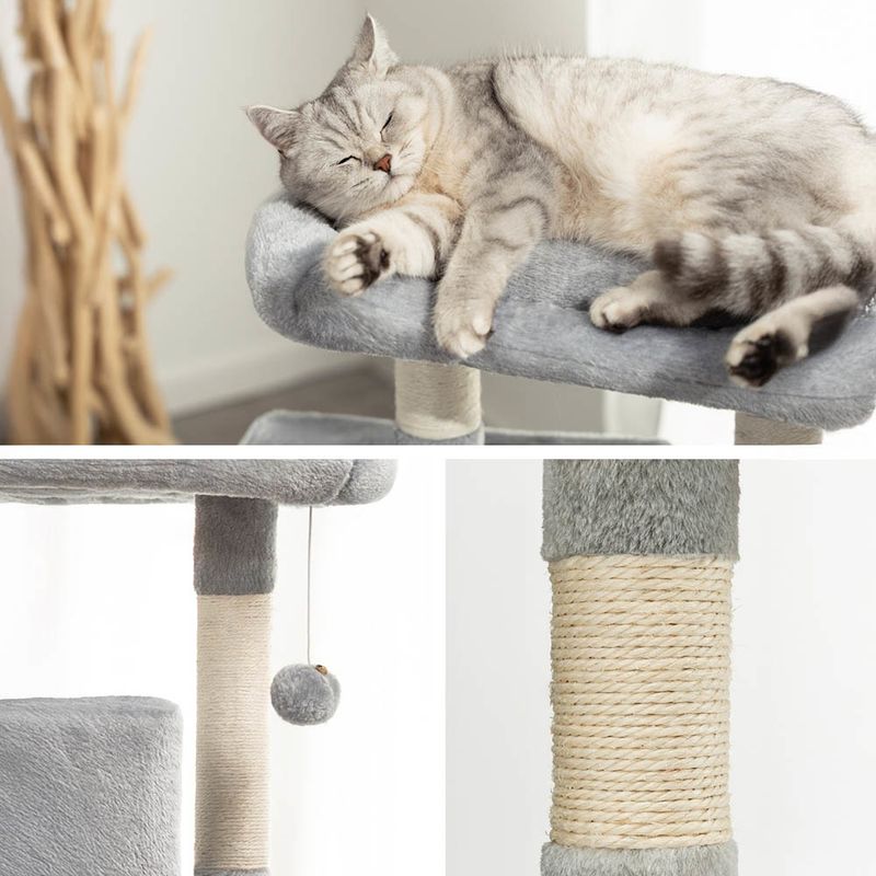Lionto Scratching Post - 80cm Light Grey
