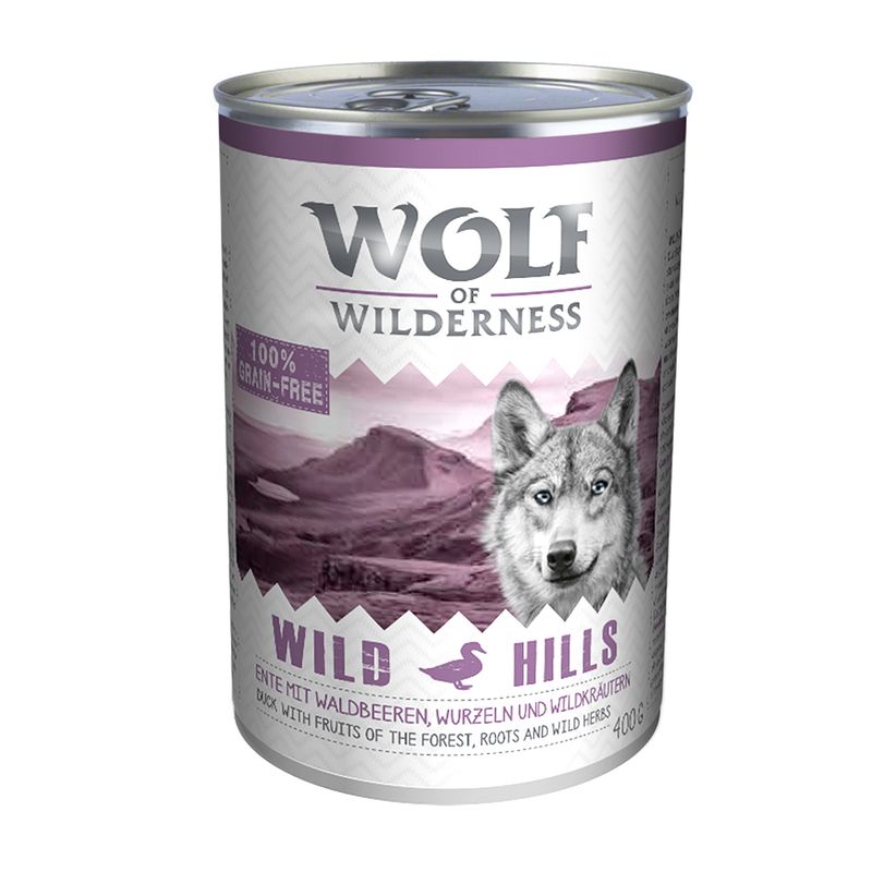 Wolf of Wilderness Trial Pack: Dry & Wet Food Trial Pack I: 12kg + 6x400g Lamb
