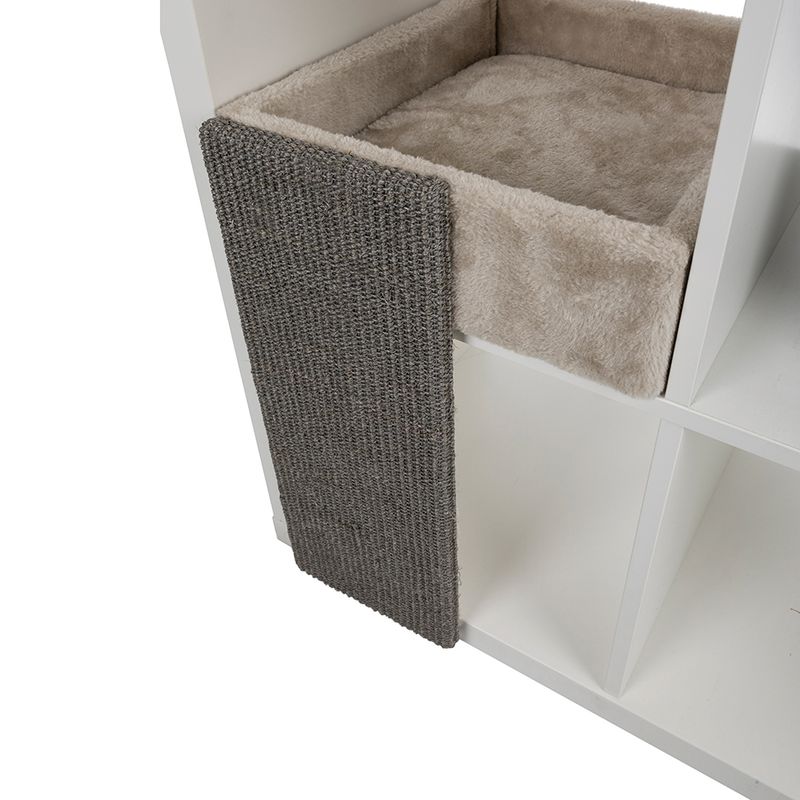 Trixie Cat Bed for Shelves with Scratching Board 33 x 37 x 48 cm (L x W x H)