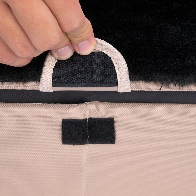 TIAKI Folding Pet Staircase with 2 Steps 62 x 39 x 35.5cm (L x W x H)