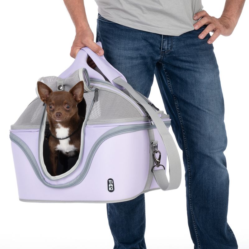 TIAKI Lavender Pet Carrier 46 x 36 x 35 cm (L x W x H)