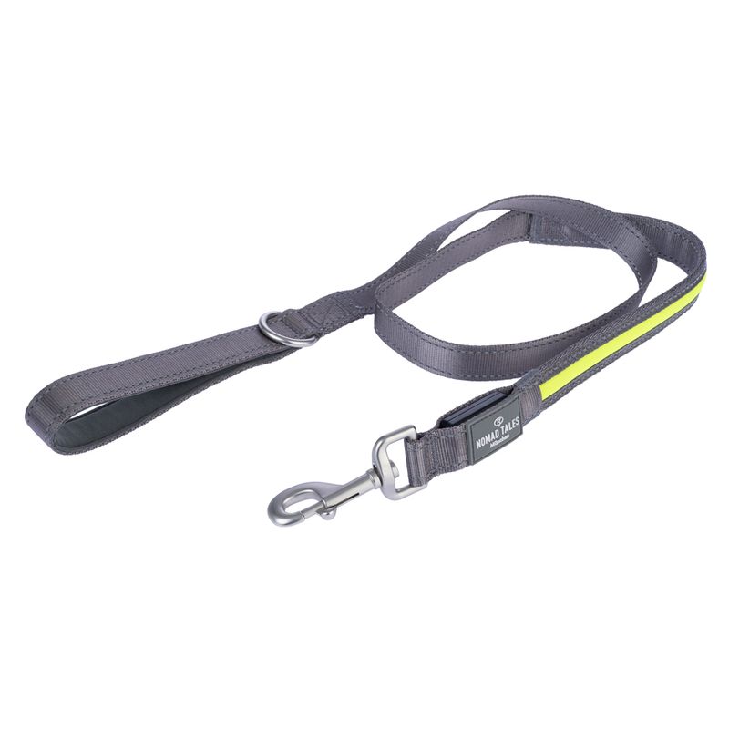 Nomad Tales Spirit USB LED Lead - Neon Yellow & Grey 120cm Length, 25mm Width
