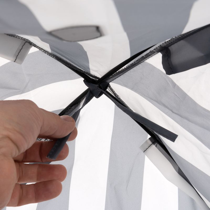 TIAKI Sun Stripes dog bed L 80 x W x H 80 x 30 cm