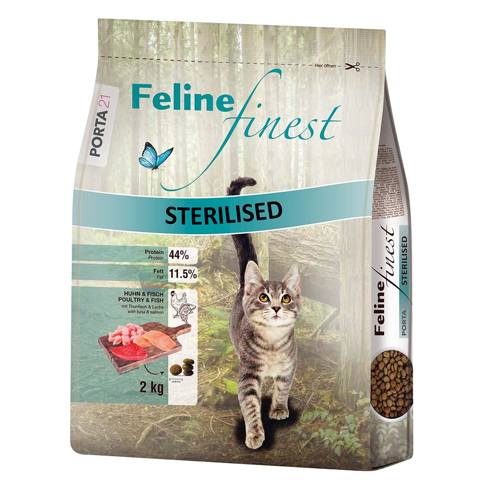 Porta 21 Feline Finest Sterilised – Chicken & Fish 2kg