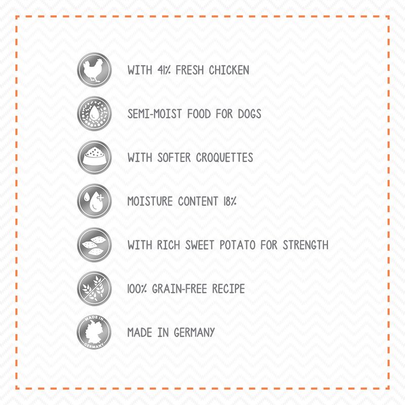 Wolf of Wilderness Soft Mixed Pack 4 x 1kg