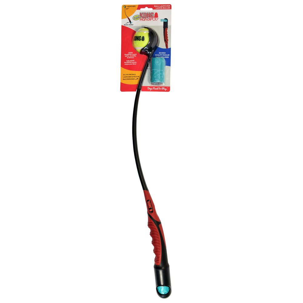 KONG HandiPOD Ball Launcher & Poop Bag Dispenser 1 toy