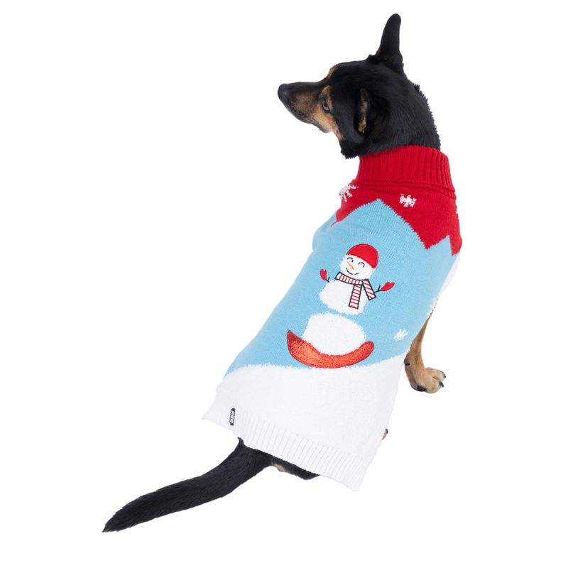 TIAKI Snowman Dog Jumper approx. 40 cm back length