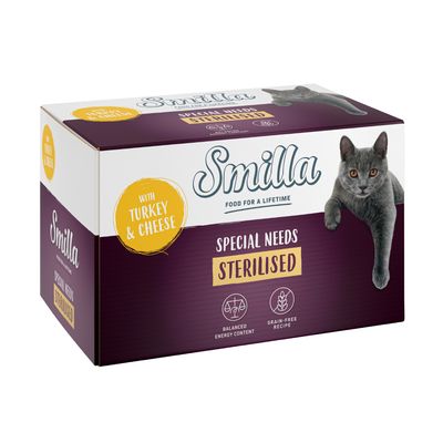 Smilla Adult Sterilised Trays 6 x 100g Turkey