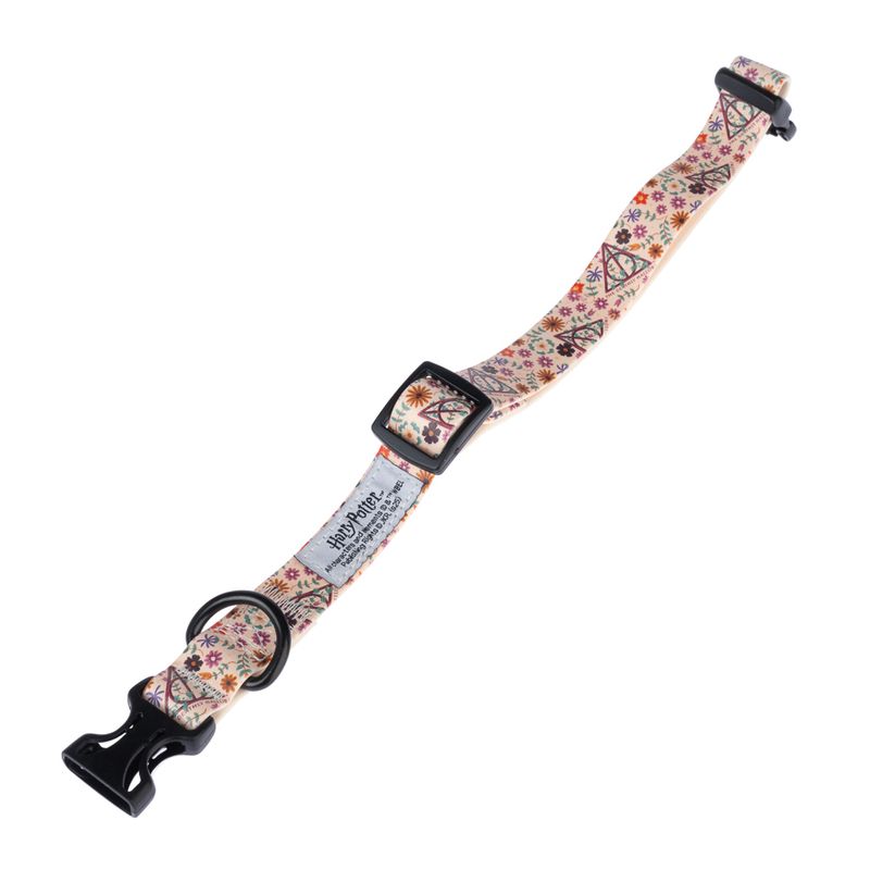 Harry Potter Deathly Hallows Collar - Beige Size S: Neck Circumference 25 - 36 cm, Width 20mm