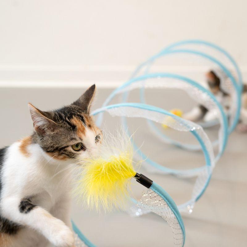 TIAKI Spiral Tunnel for Cats approx. diameter 25 x (L) 50 cm