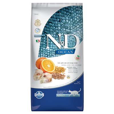 Farmina N&D Ocean Healthy Cereal Cod & Orange Adult 1.5 kg