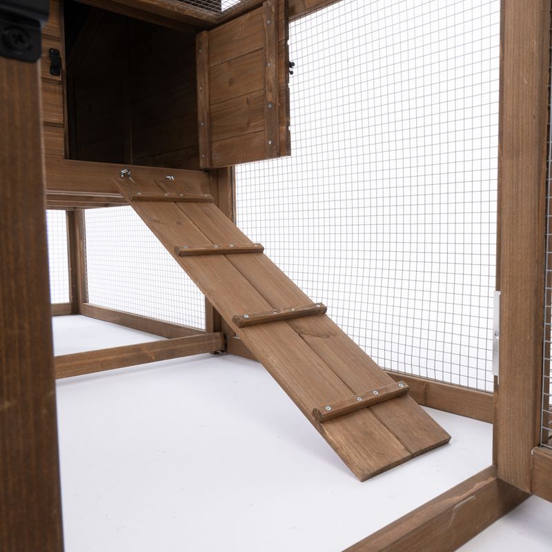TIAKI Rabbit Hutch Attached Enclosure: 116 x 78 x 89.8 cm (L x W x H)