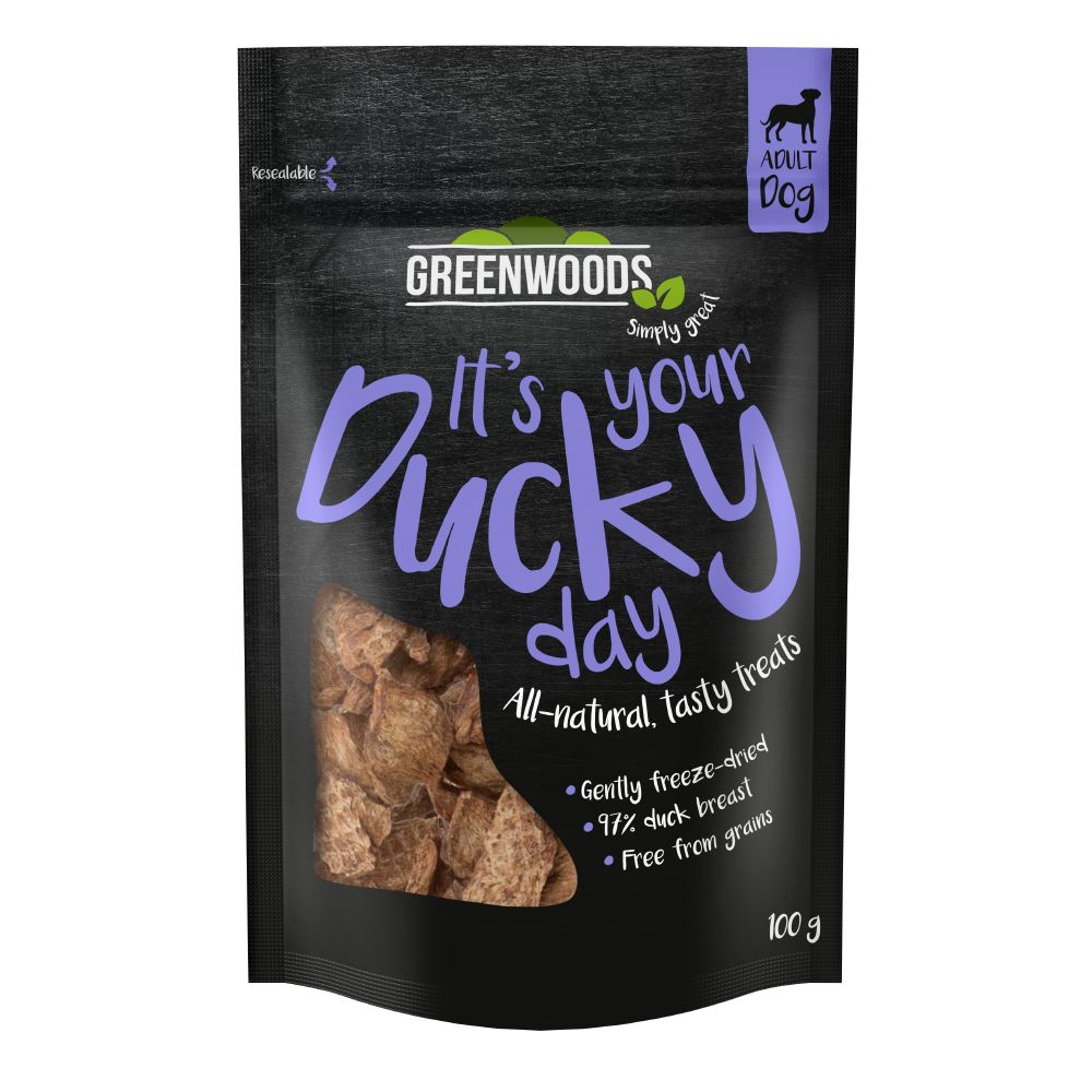 Greenwoods Nuggets Dog Treats - Duck 100g
