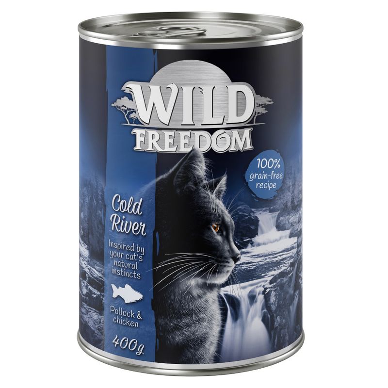 Wild Freedom Adult Saver Pack 24 x 400g Mixed Pack I (Chicken, Pollock, Lamb, Rabbit, Game)