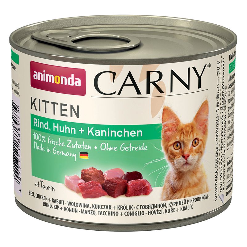 animonda Carny Kitten 12 x 200g Beef & Turkey