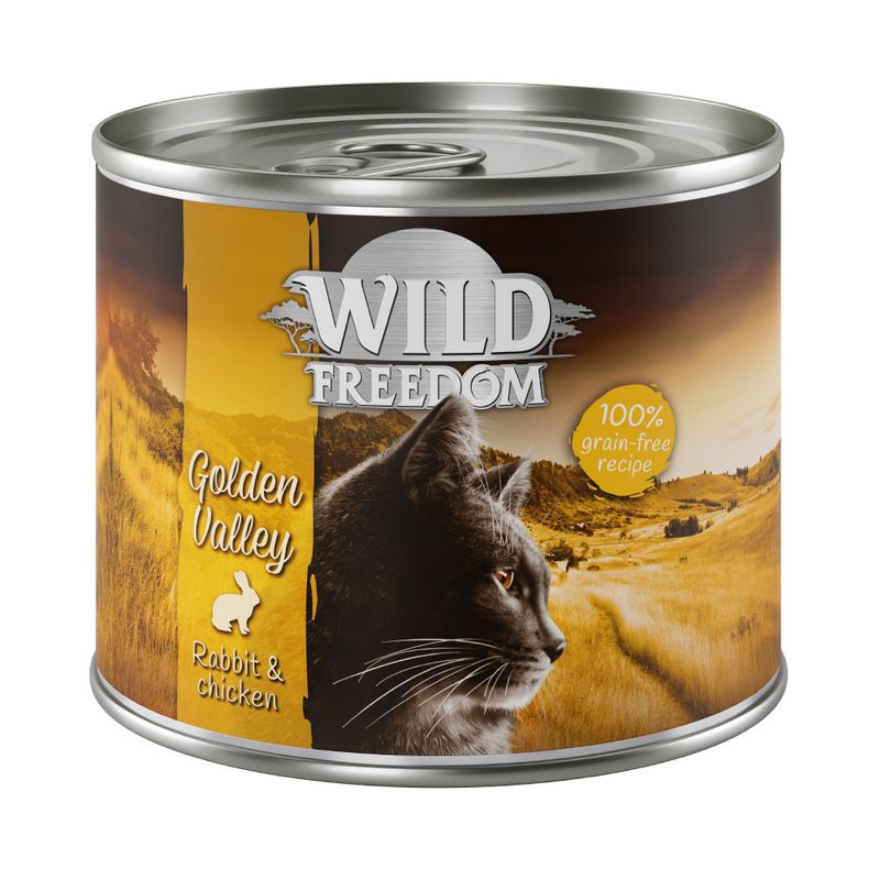 Wild Freedom Adult Saver Pack 12 x 200g Mixed Pack I (Chicken, Pollock, Lamb, Rabbit, Game)