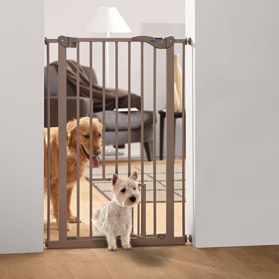 Savic Dog Barrier 2 with Cat Door Height 107 cm, 7 cm extension