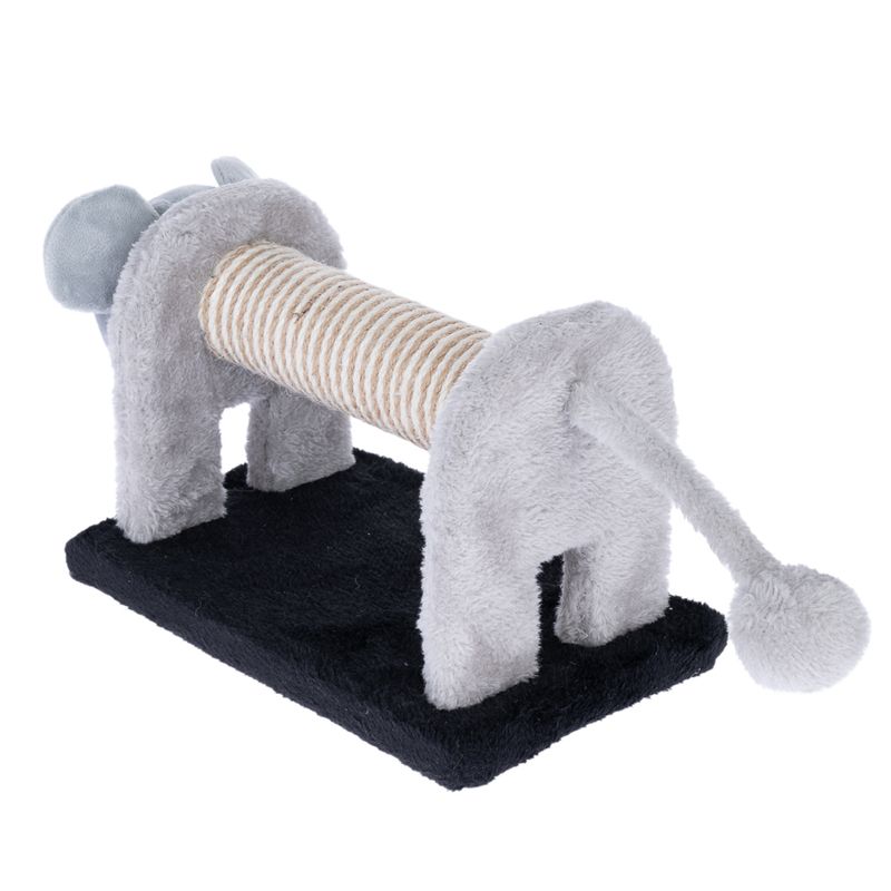 TIAKI mouse scratching post for cats grey / black