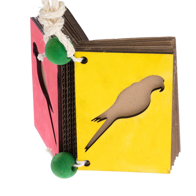 TIAKI Shredding Toy Hanging Book approx. 18 x 41cm (W x H)