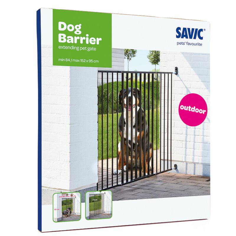 Savic Outdoor Dog Barrier 95 x 84 - 152cm (L x W)