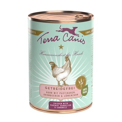 Terra Canis Grain-Free 6 x 400g Beef with Courgette, Squash & Oregano