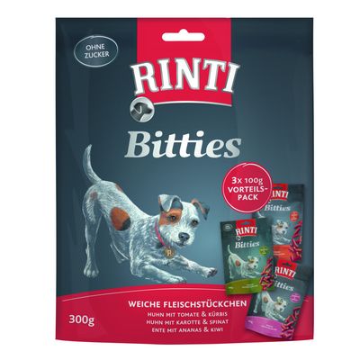 RINTI Bitties mixed pack 3 varieties 3 x 100 g