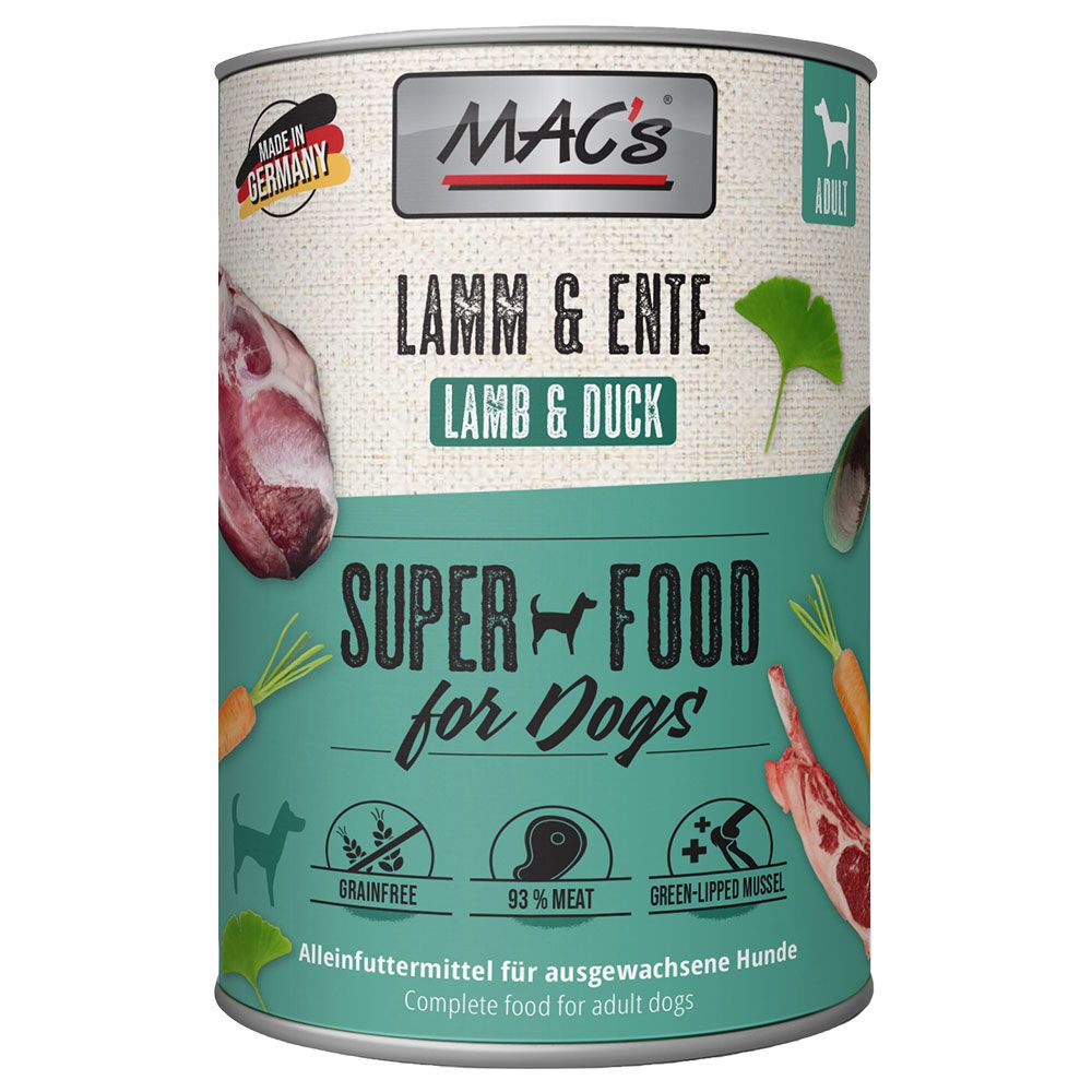 MAC's Adult Superfood Saver Pack 24 x 400g Beef Jowel & Carrots