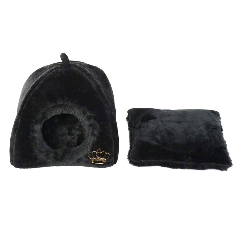Royal Pet Black Cat Den 45 x 45 x 45 cm (L x W x H)
