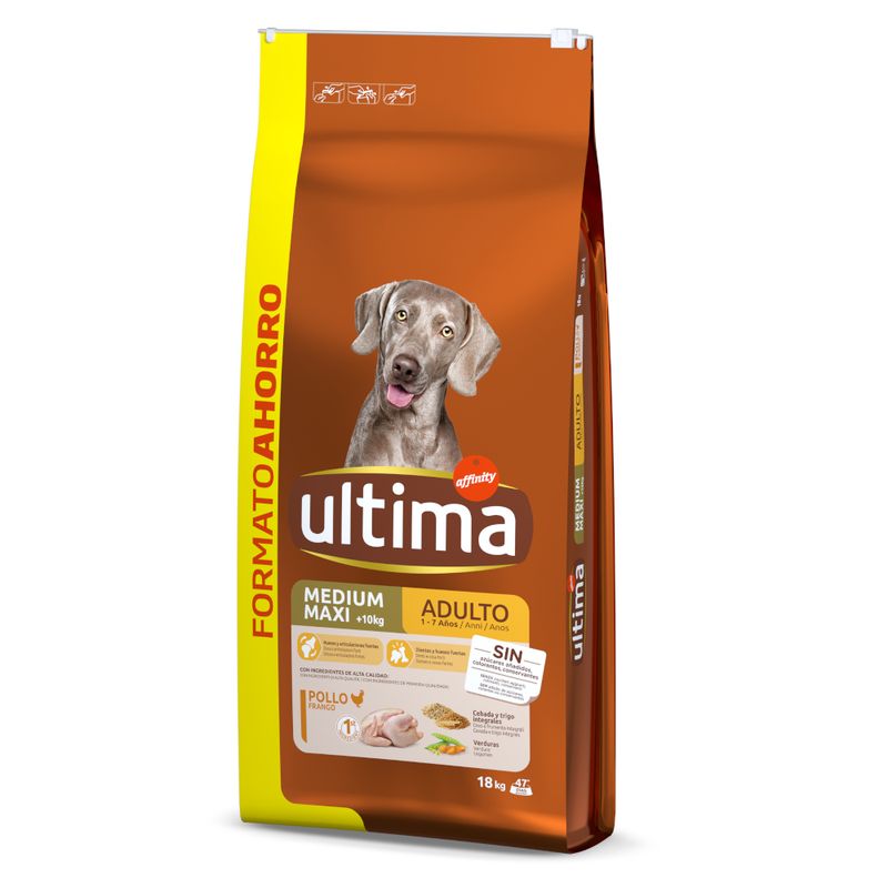 Ultima Medium/Maxi Adult Chicken & Rice 6kg (2 x 3kg)