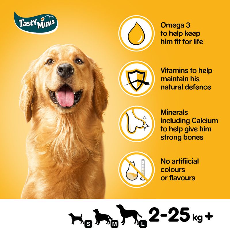 Pedigree Tasty Minis Chewy Cubes with Chicken & Duck 130g