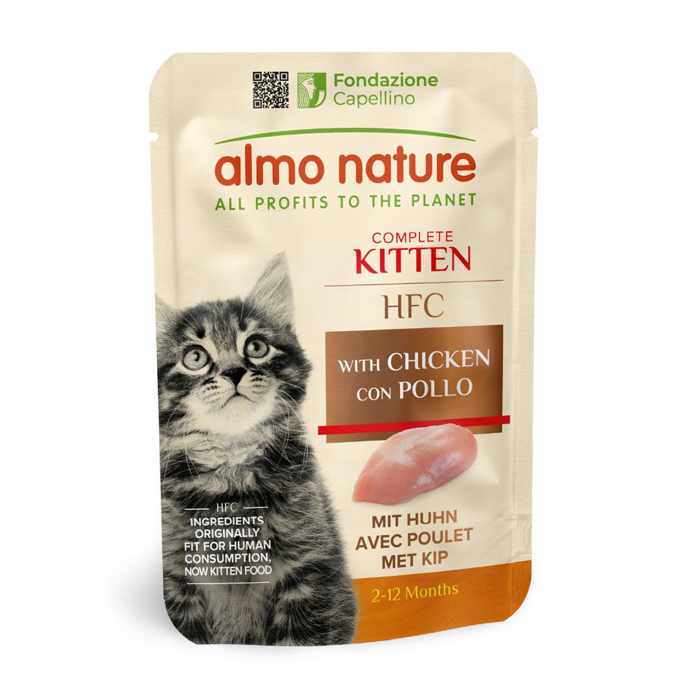 Almo Nature HFC Kitten Saver Pack 24 x 55g Chicken