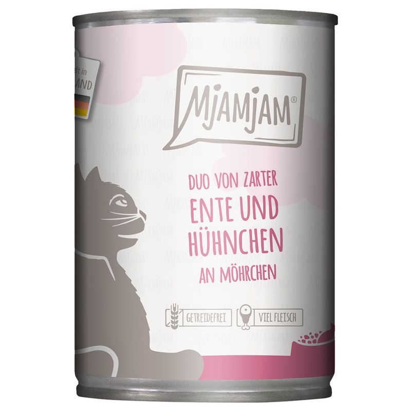 MjAMjAM Duo Saver Pack 24 x 400g Juicy Chicken & Rabbit with Steamed Pumpkin