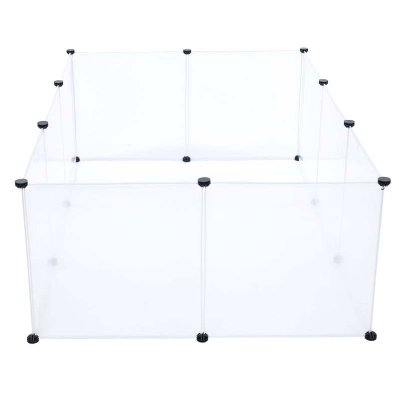 TIAKI Plastic Puppy Playpen 12 Panels: 50 x 50cm (W x H)