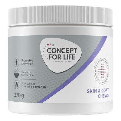 Concept for Life Skin & Coat Supplements Chews 270g