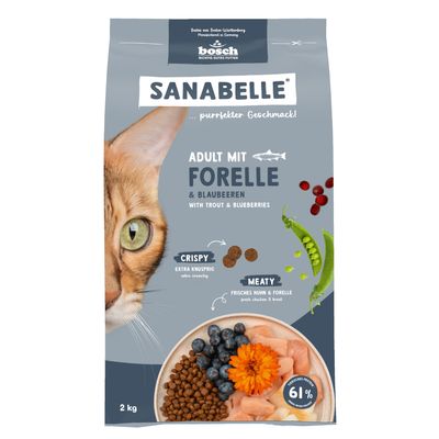 Sanabelle Adult with Trout & Blueberries 2kg