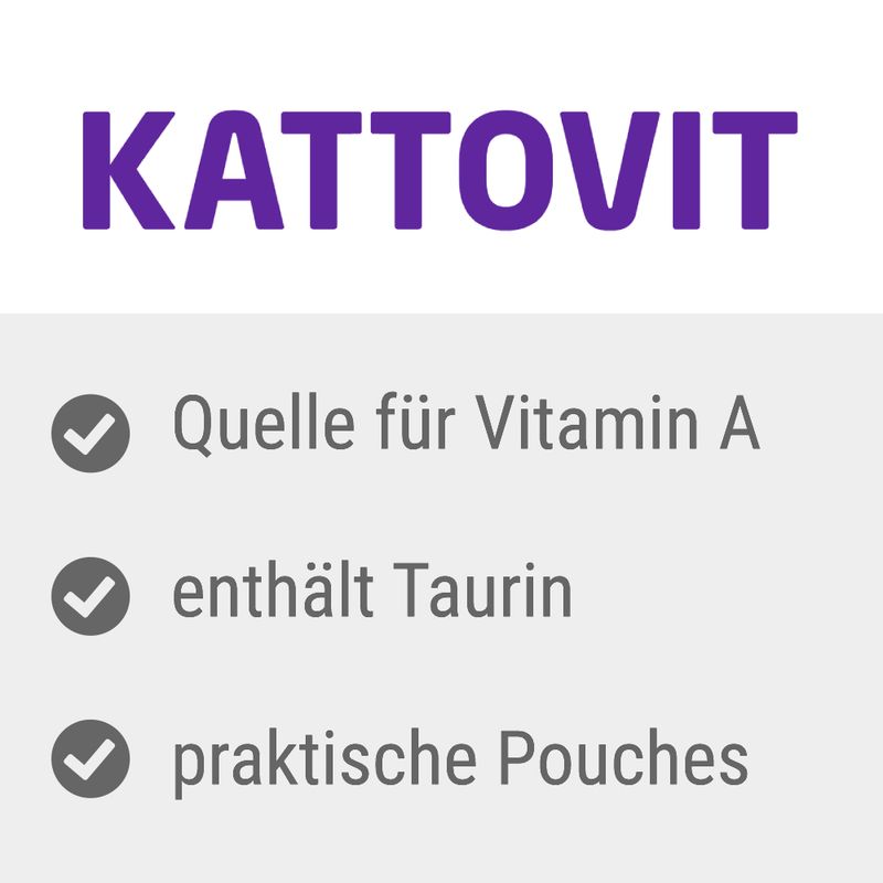 Kattovit Vital Care Hair & Skin Pouches with Poultry 6 x 85 g