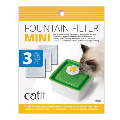 Catit 2.0 Flower Fountain Mini - Replacement Filters Replacement Filters (3 Pack)