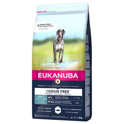 Eukanuba Grain-Free Large Breed Adult with Salmon 12kg