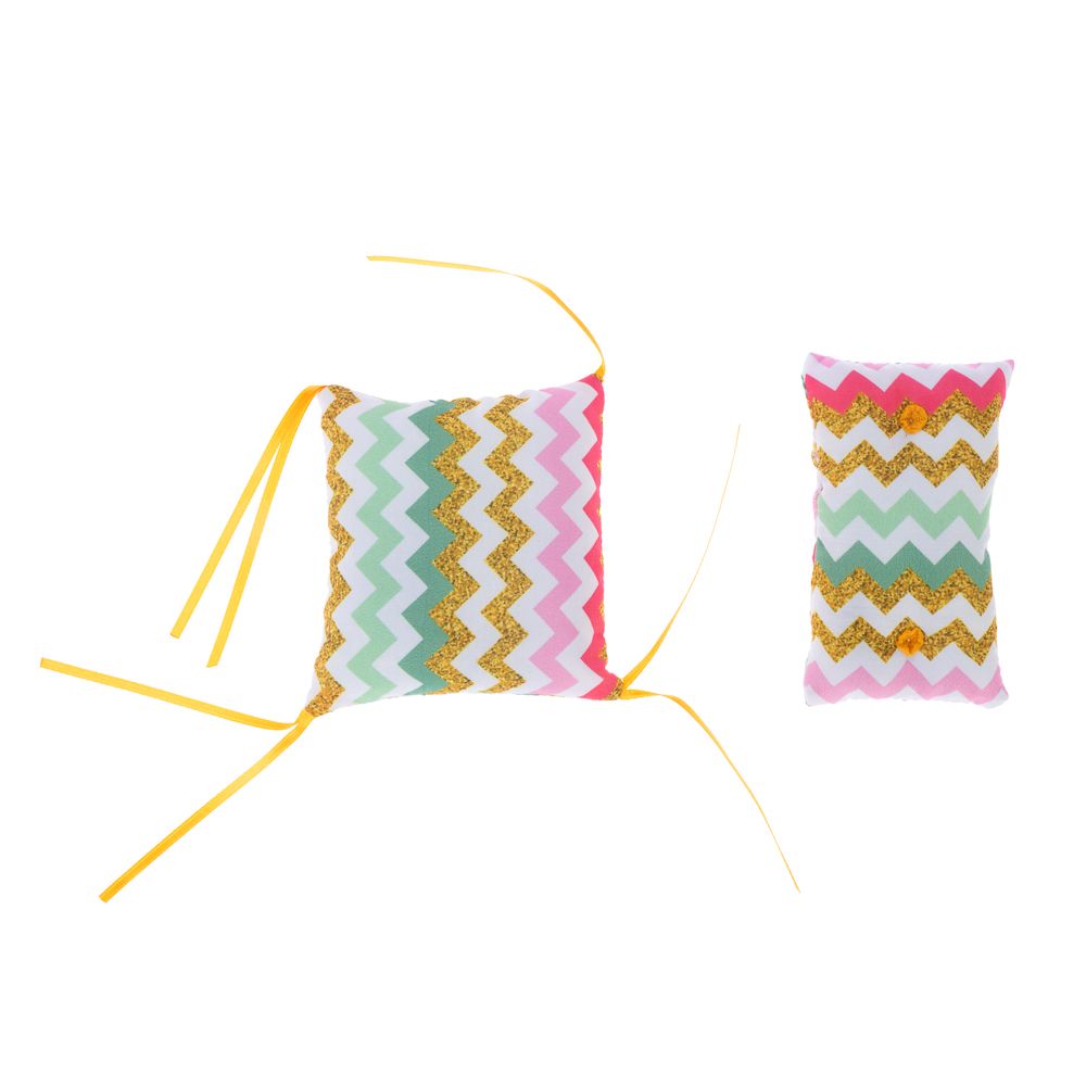 TIAKI Zig Zag Catnip Cushion Set of 2