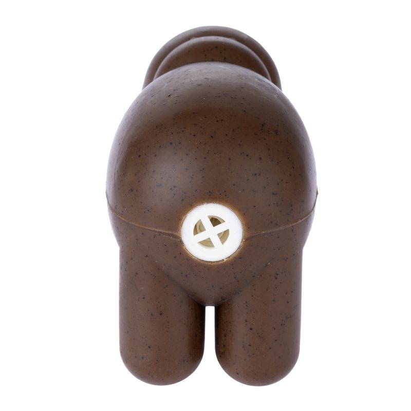 TIAKI Hippo Squeaky Chew Toy 13.5 x 6 x 8 cm (L x W x H)