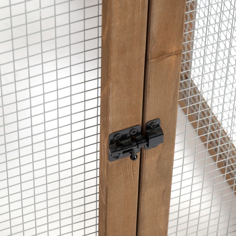 TIAKI Ranch Wooden Chicken Coop (Optionally Expandable) Attached Enclosure: 116 x 78 x 89.8 cm (L x W x H)