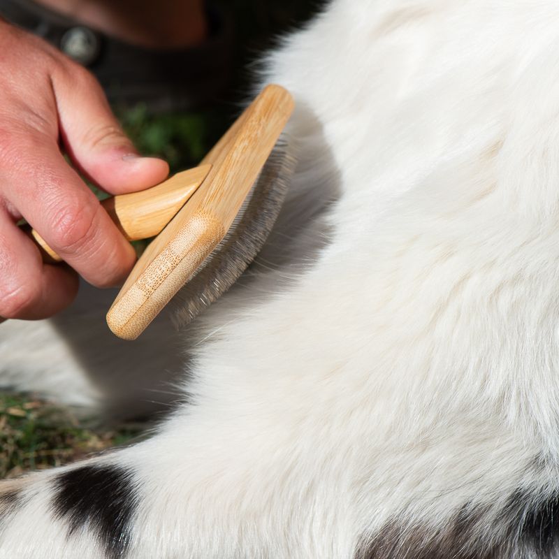 kooa Bamboo Slicker Brush 15.5 x 12.2cm (L x W)